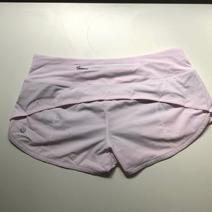 Light Pink Lululemon shorts.